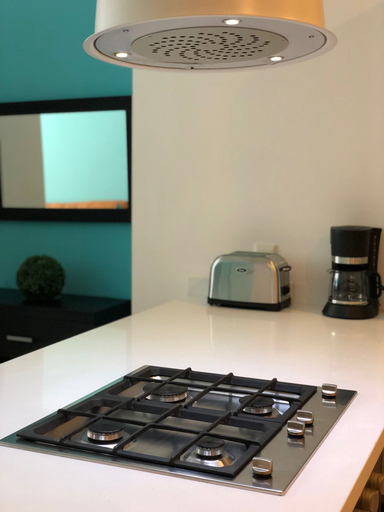 Private kitchen 4, Alameda Downtown Apartment 404, Mexico City