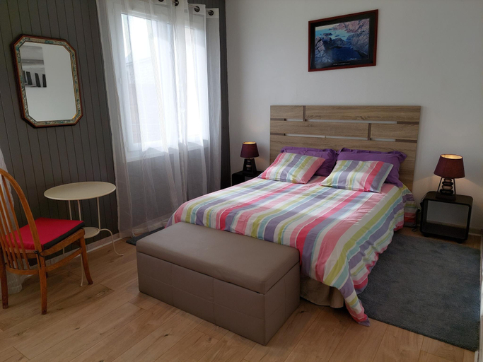 Bedroom 2, Stone House in Plouarzel near Sandy Beaches, Finistère