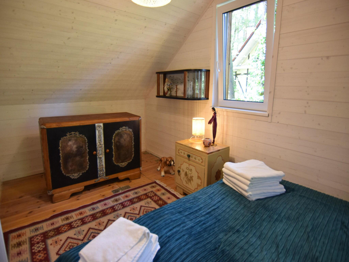 Bedroom 2, Wooden House in Debki near Baltic Sea Beach, Puck
