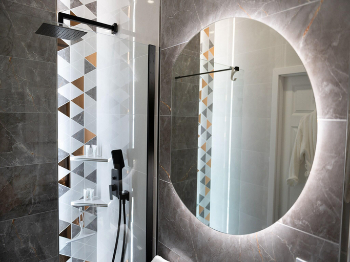 Bathroom 4, Nice apartment overlooking the river in Dziwnow, Kamień