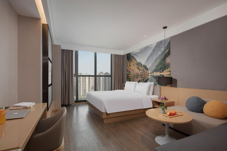 Bedroom 2, Atour NetEase Yanxuan Hotel Chengdu Jiuyan Bridge, Chengdu
