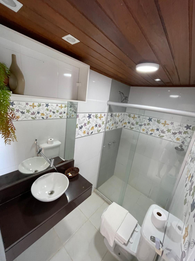 Bathroom 5, Pousada Casa Blanca Flat morro, Cairu