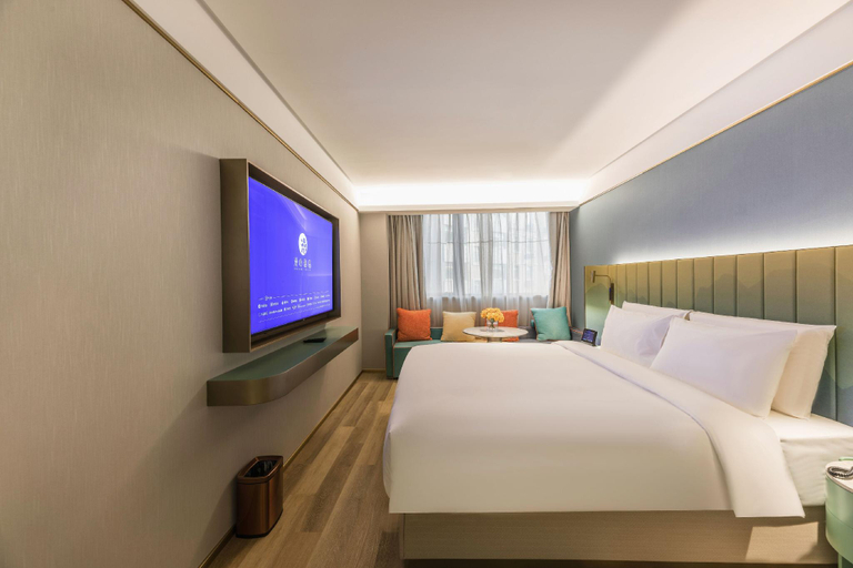 Bedroom 2, Manxin Hotel Zhangjiagang Jingang Avenue Pedesrian, Suzhou