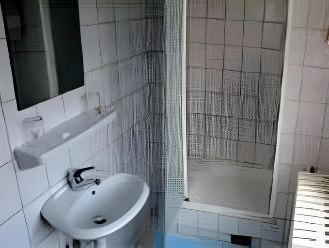 Bathroom 3, Hotel Gai Relais, Vosges
