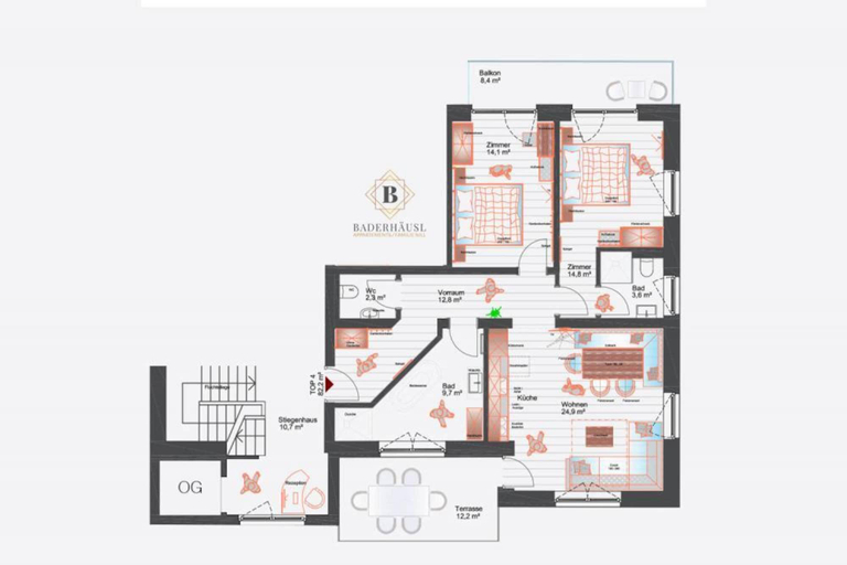 5, Apartment in Bramberg near Cable Car, Zell am See