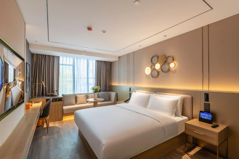 Bedroom 2, Orange Hotel Wuhan Yellow Crane Tower Yangtze River Bridge, Wuhan