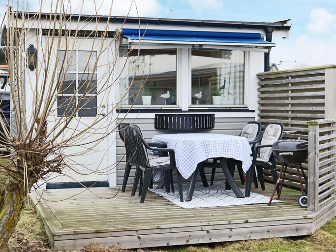 Outdoor dining, 4 Person Holiday Home in Falkenberg-by Traum, Falkenberg