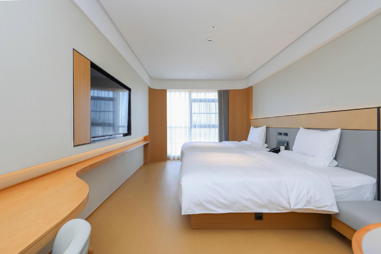 Bedroom 2, Ji Hotel Wuxi Shengan West Road Baile Plaza, Wuxi