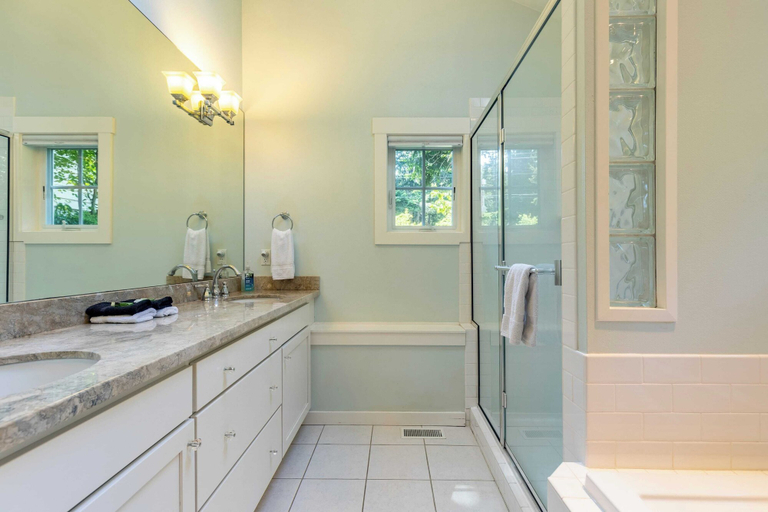 Bathroom 3, Panoramic Saratoga Passage Views Elegant Whidbey Home by Avantstay, Island
