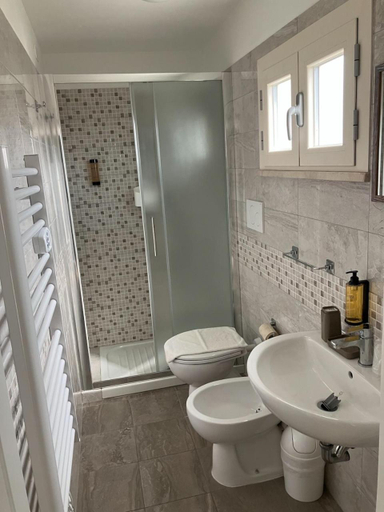 Bathroom, Hotel Bed and Book, Rimini