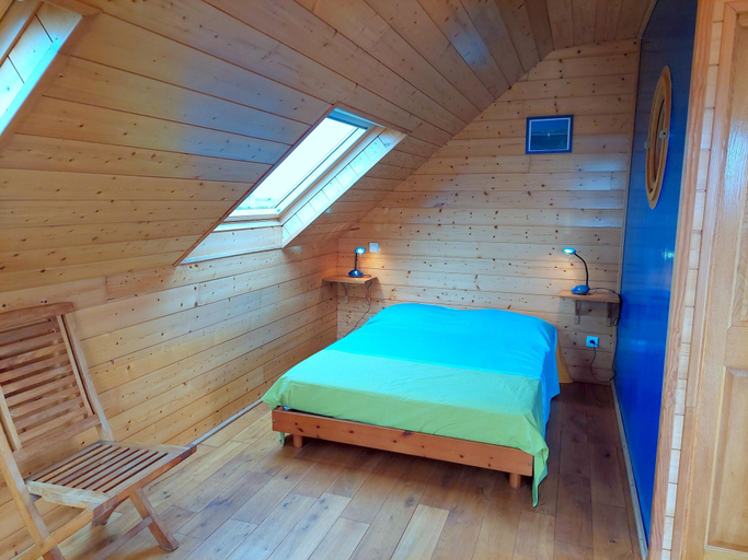 Bedroom, Semi-detached house near the sea, Cleder, Finistère