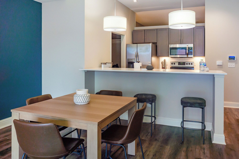 Private kitchen 4, Arts District Apartments By Landing, Tulsa