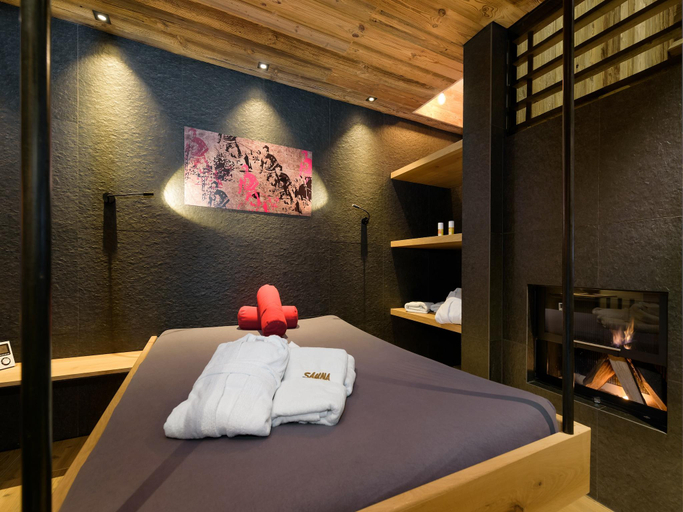 Bedroom, Chalet in Flachau with sauna, Sankt Johann im Pongau