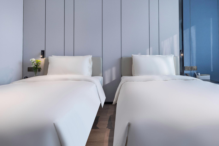 Bedroom 2, Atour X HotelNingbo Railway Station Liuting Street, Ningbo