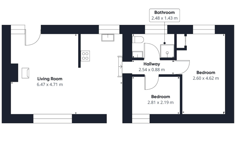 Room 2, Host Stay Lane Farm Cottage, Redcar and Cleveland