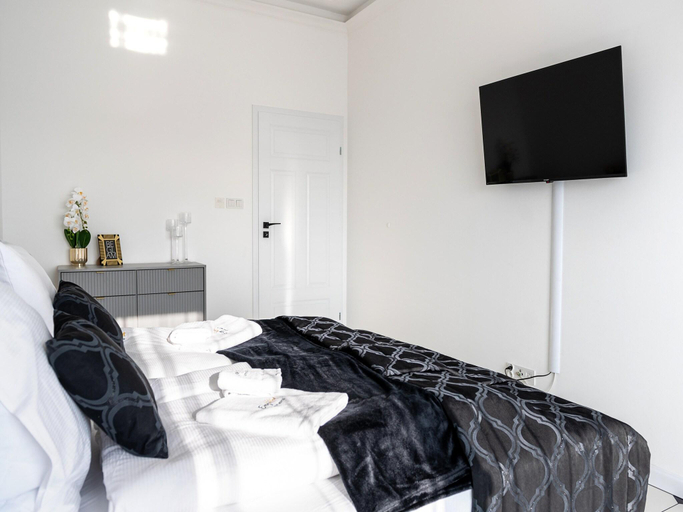 Bedroom 3, Nice apartment overlooking the river in Dziwnow, Kamień