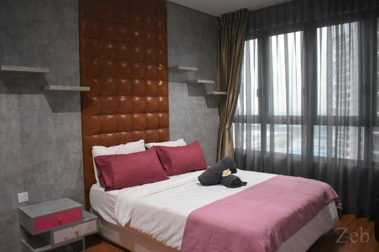 Bedroom 2, i-City【The LUCIA by Casa 】 60 inch big TV/Netflix/Parking~7pax, Shah Alam