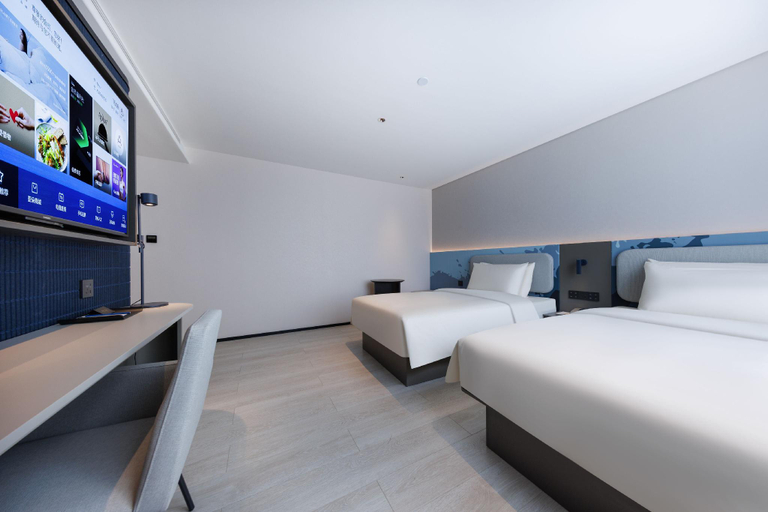 Bedroom 2, Atour Light Hotel Kunming Huanhu Road Dianchi Convention Center, Kunming