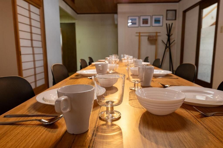 In-room dining 5, Nakamachi House, Biei