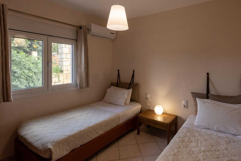 Bedroom 3, Villa Korini With Swimming Pool, Crete
