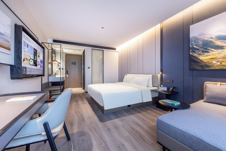 Bedroom 2, Atour Hotel Wuhan Optics Valley Technology Expo Center High-tech Park, Wuhan