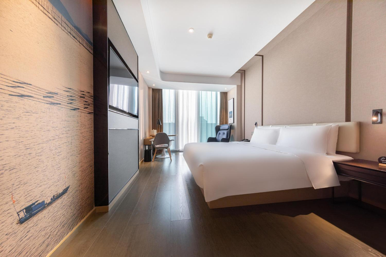 Bedroom 3, Atour Hotel Ningbo Sanjiangkou Bund Bookstore, Ningbo