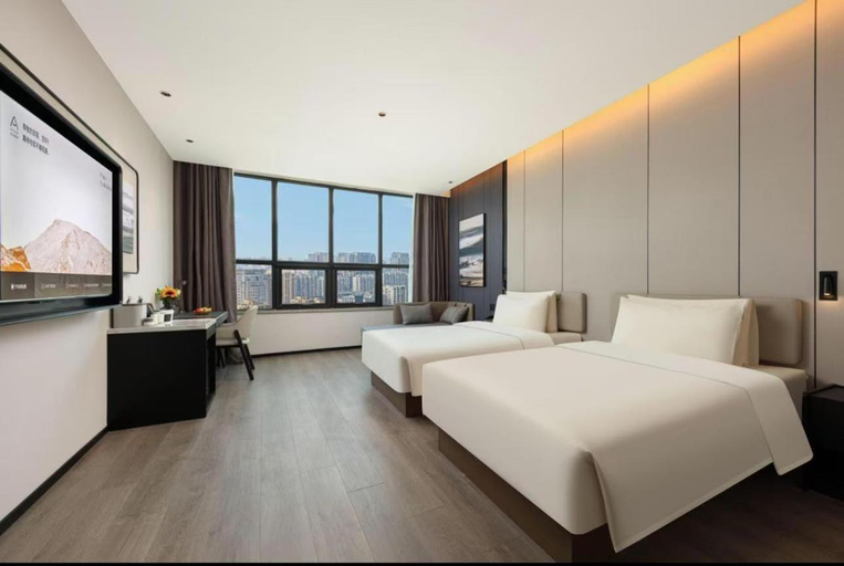 Bedroom 2, Atour Hotel Wuxi National Software Park Jichang Road, Wuxi