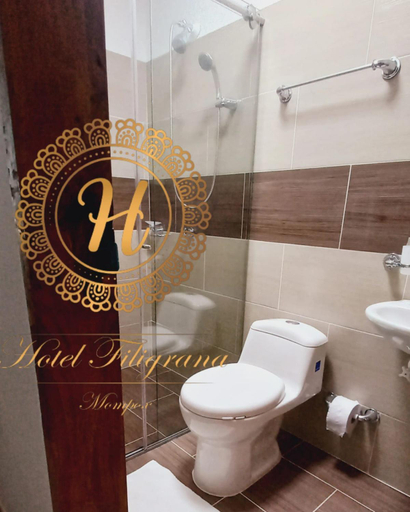 Bathroom, Hotel Filigrana Mompox, San Zenón