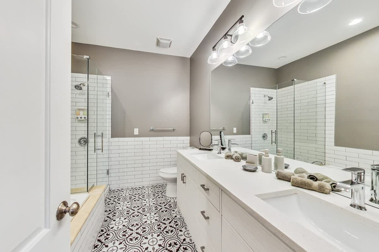 Bathroom 2, South Loop Three Bedroom Two Bath Home, Cook