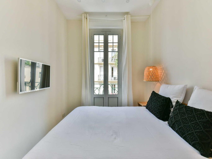 Bedroom 2, Nice apartment Juan-Les-Pins - 300m Beach, Alpes-Maritimes