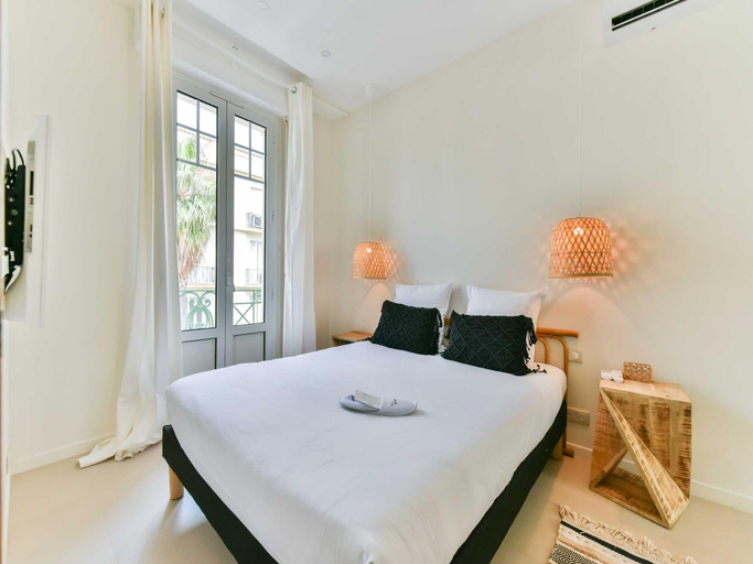 Bedroom 3, Nice apartment Juan-Les-Pins - 300m Beach, Alpes-Maritimes