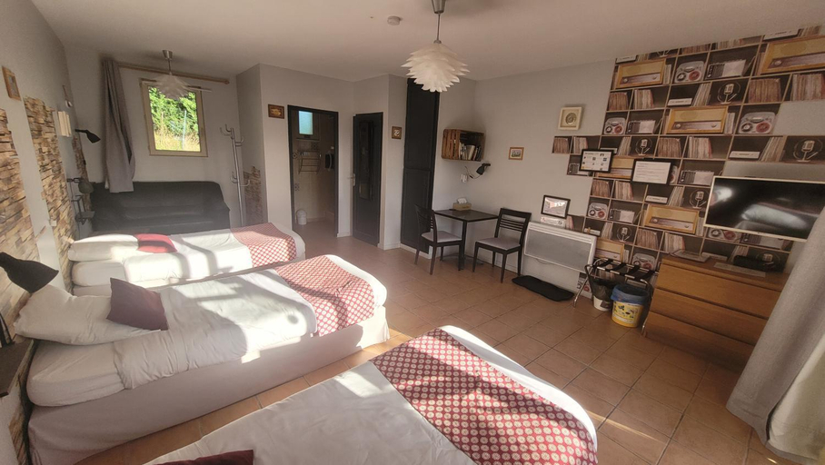 Bedroom 2, Hotel La Peyrade, Lot
