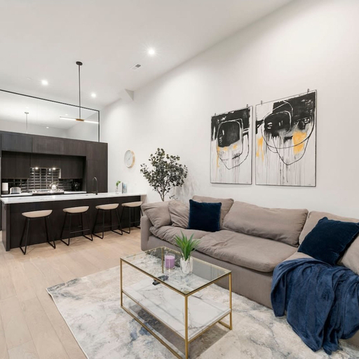 Interior, Chic River North Condo 2BR 2BA With Private Balcony, Cook