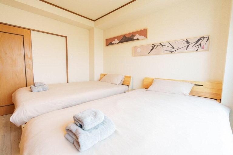 Bedroom 2, Skytree & Asakusa Nearby | Peaceful Riverside Stay in Tokyo | 54㎡ 3BR Apartment, Katsushika