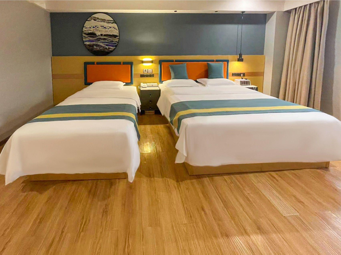 Bedroom 2, Green Tree Inn Zhongshan Fusha Town Hotel, Zhongshan