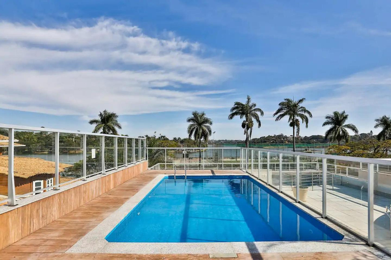 Sport & Beauty 2, Flat Pampulha orla prox Mineirao com varanda, Belo Horizonte