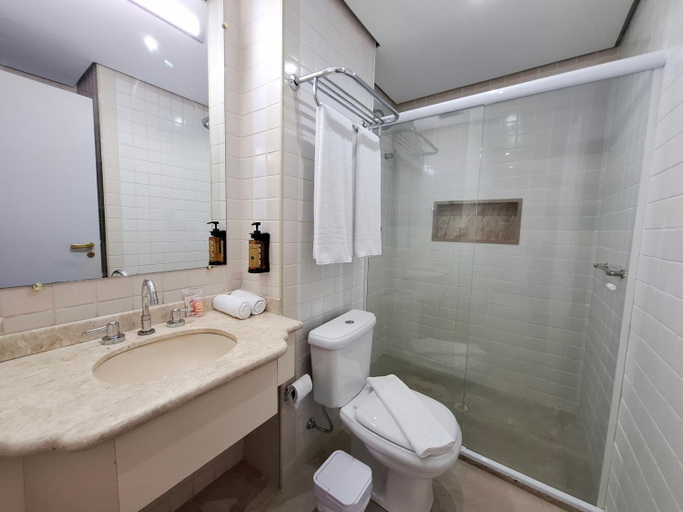 Bathroom 4, EXCELENTE Flat junto aos Shoppings JK e Vila Olimpia, São Paulo