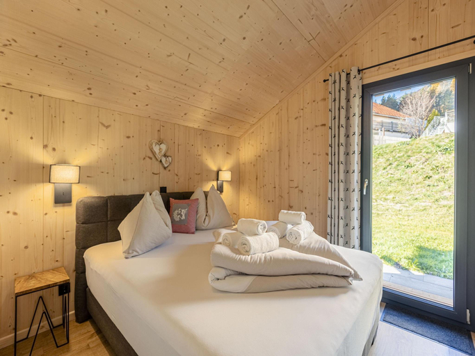 Bedroom 3, Chalet by the ski Lift With Balcony and Sauna, Innsbruck Land