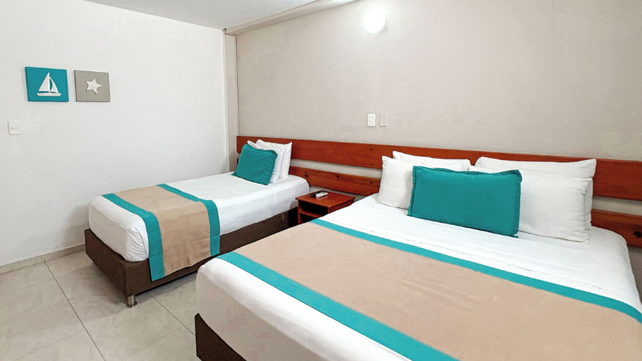 Bedroom 3, Hotel Portobelo beach, San Andrés