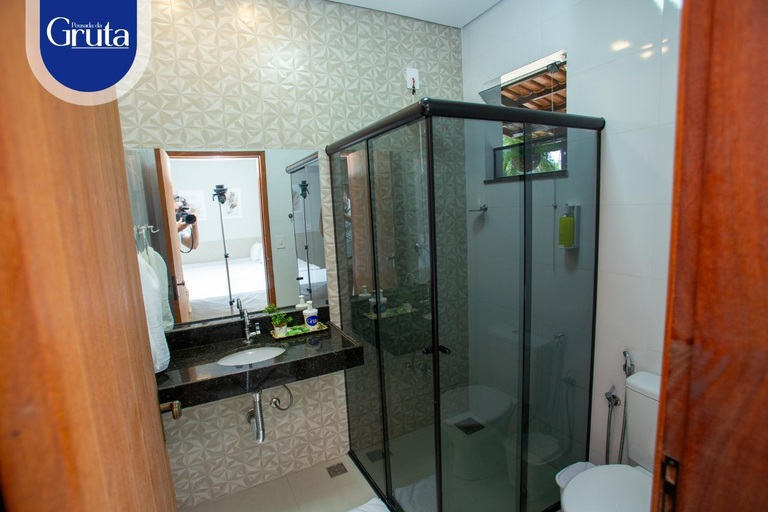 Bathroom, Hotel Pousada da Gruta, Caratinga