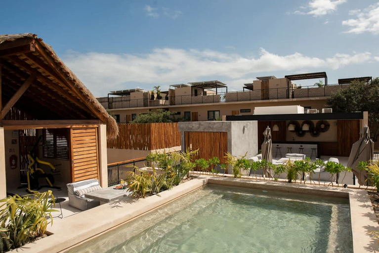 Room 5, 1BR Apartment - Cozy Design Private Pool, Cozumel