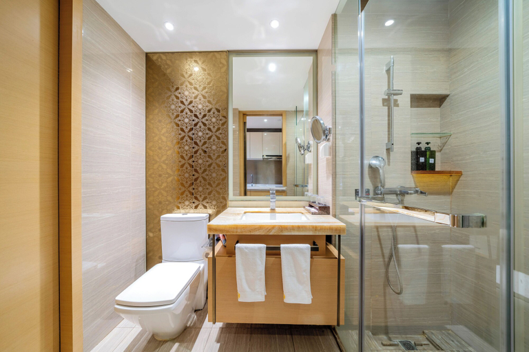 Bathroom 4, Heefun International Apartment - Free Shuttle to Canton Fair, Guangzhou