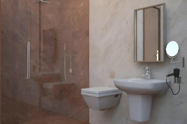 Bathroom 4, Relax Beach Hotel, Alanya