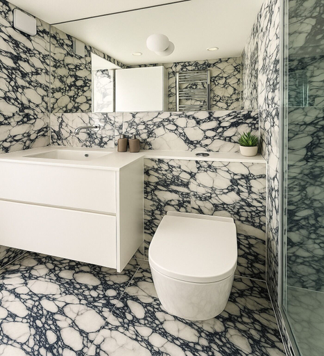 Bathroom 3, Studio moderne a Opera, Paris