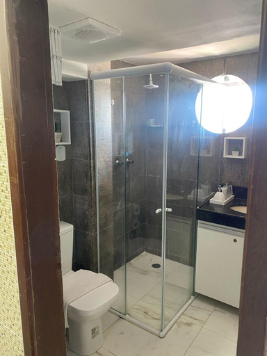 Bathroom, Tambau Mar Hotel no Royal Flat Service, João Pessoa