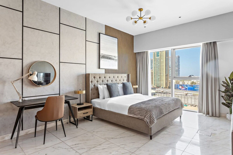 Bedroom 3, Silkhaus Spacious Central Park Studio, Dubai