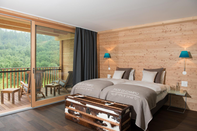 Bedroom 2, Boutique Hotel Locanda Fior di Campo, Vallemaggia