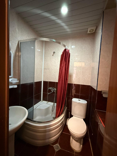 Bathroom 5, Hotel Meidani, Borjomi