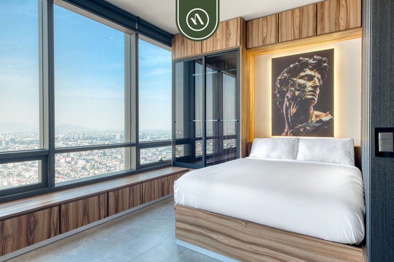 Room 1, Luxury Studio - Pool - Revolution Monument View, Mexico City