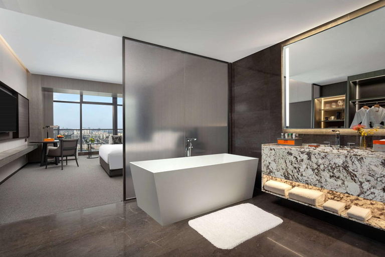 Bathroom 5, Wyndham Grand Chengdu East, Chengdu